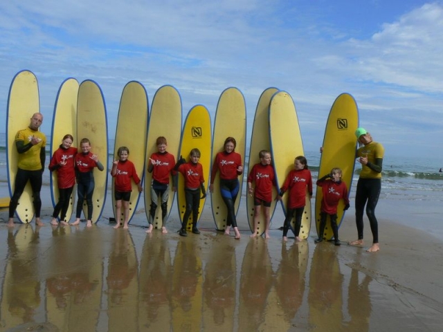Surfing is great for groups of friends